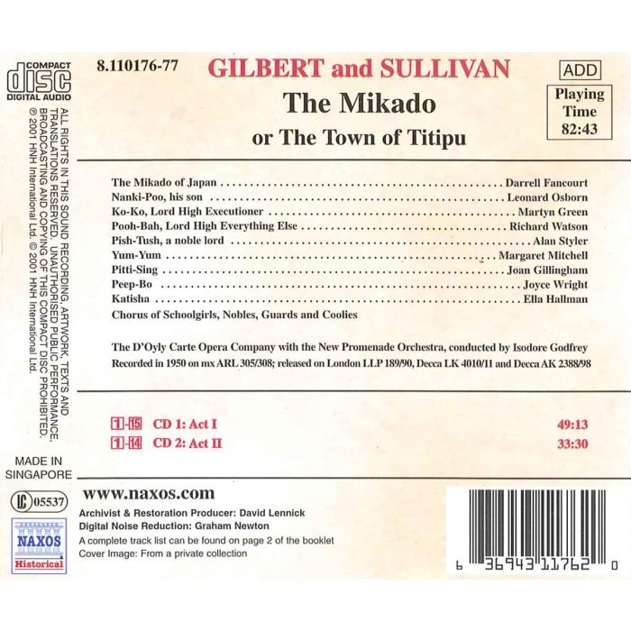 GILBERT & SULLIVAN: The Mikado - slide-1