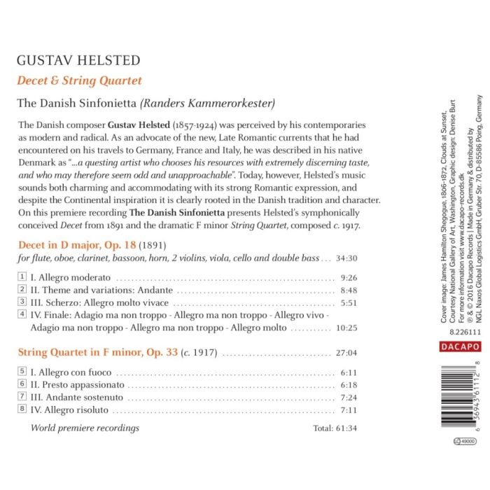 Helsted: Decet & String Quartet - slide-1