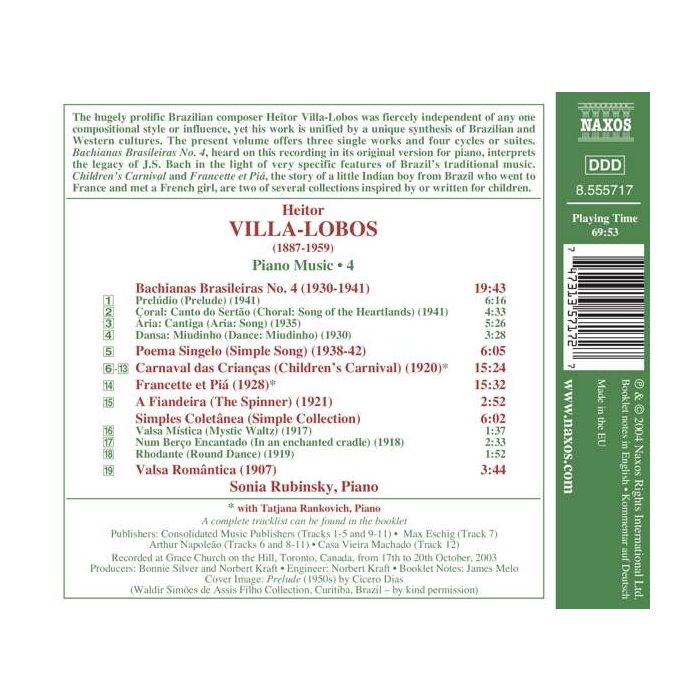 VILLA-LOBOS: Piano music - slide-1