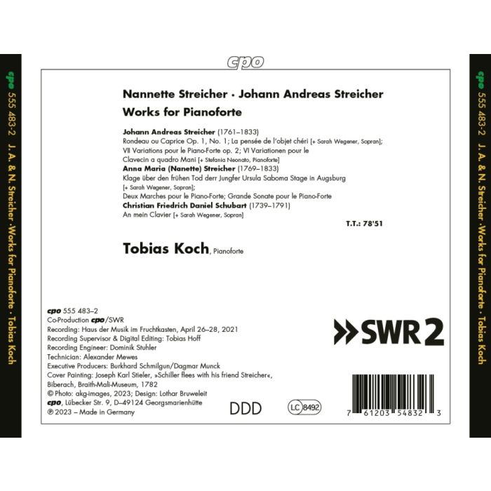 Streicher: Works for Pianoforte - slide-1