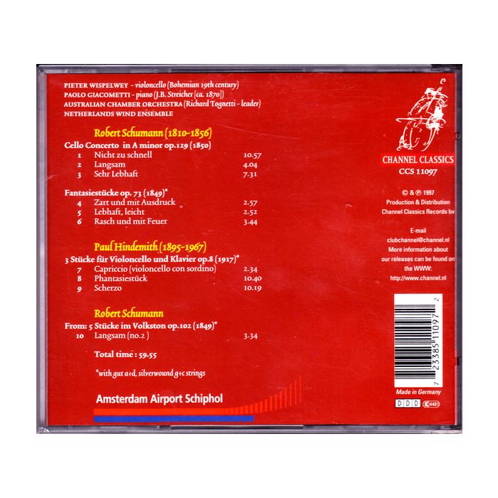 Schumann - Cello concerto & Hindemith - slide-1