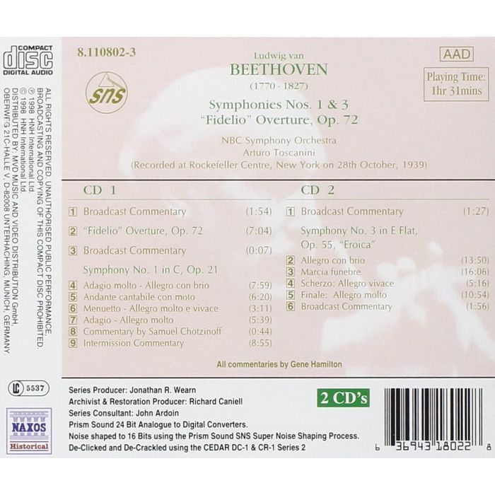 BEETHOVEN: Fidelio, Overtures - slide-1