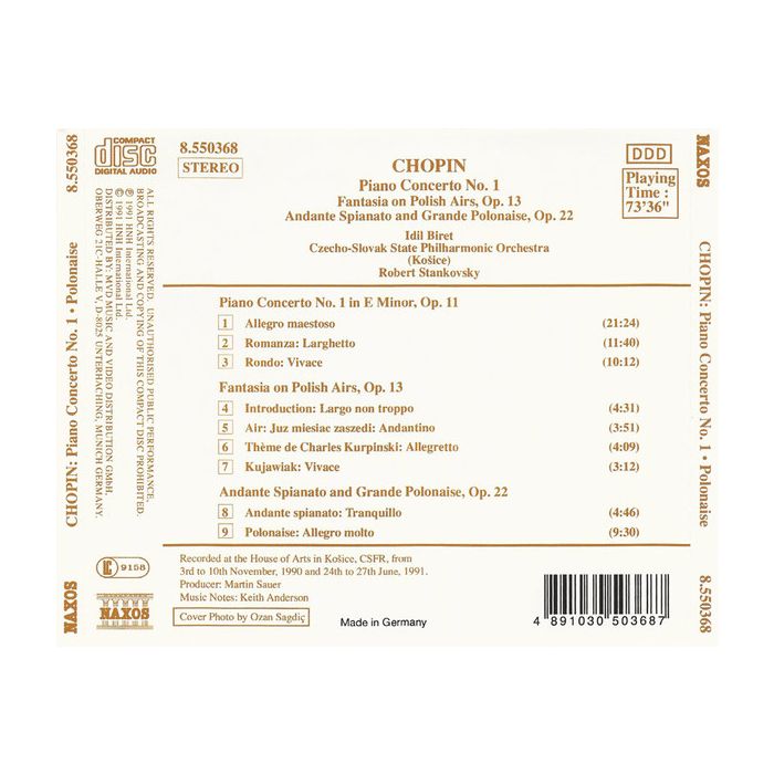 Chopin: Piano Concertos vol. 1 - slide-1