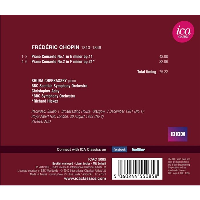 Chopin: Piano Concertos Nos. 1 & 2 - slide-1