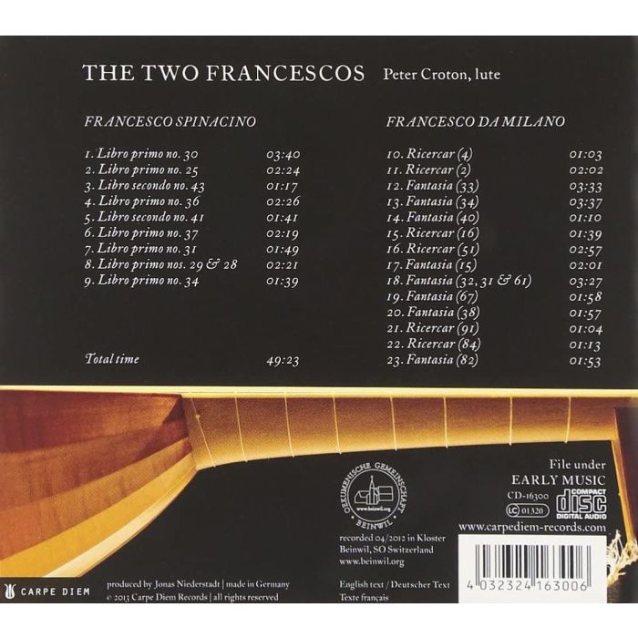 The Two Francescos - Francesco Spinacino & Francesco da Milano - slide-1