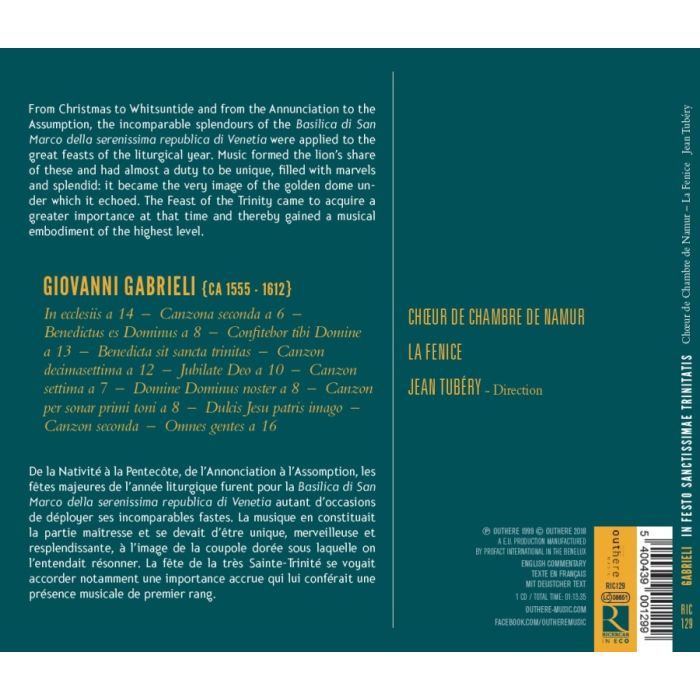 Gabrieli: In Festo Sanctissimae Trinitatis - slide-1