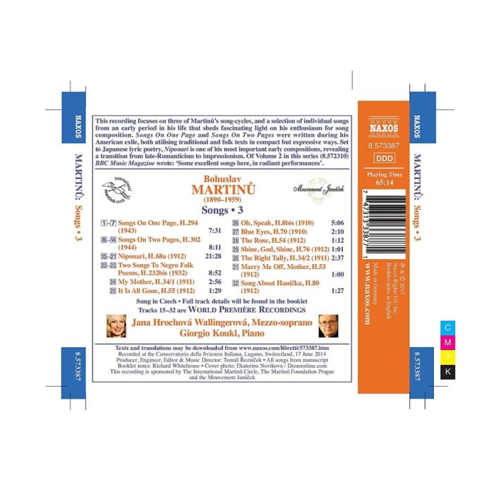 Martinu: The Rose - Songs Vol. 3 - slide-1