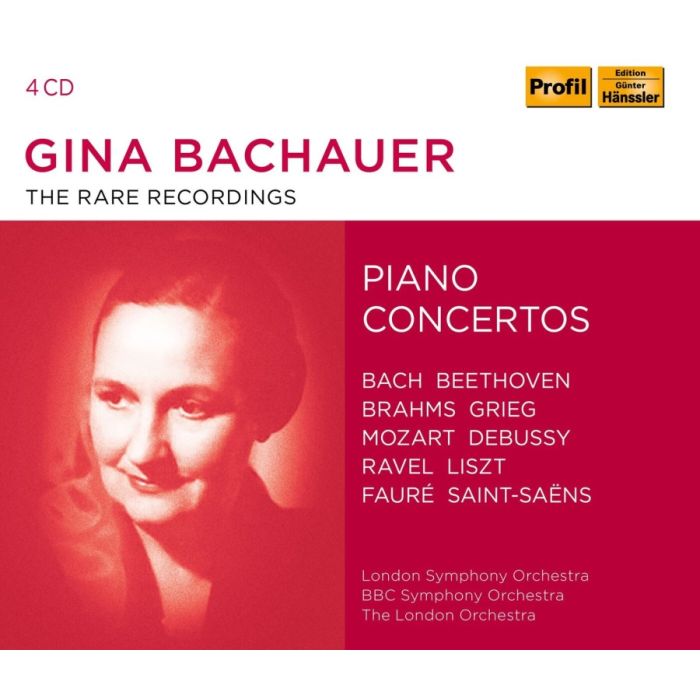Gina Bachauer: The Rare Recordings - Piano Concertos