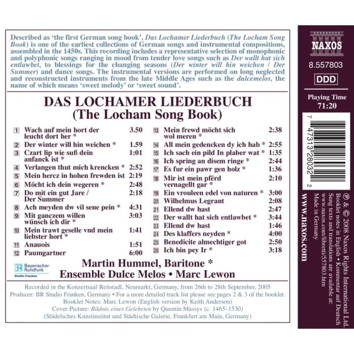 Lochamer Liederbuch - German Popular Songs from 15th Century - slide-1