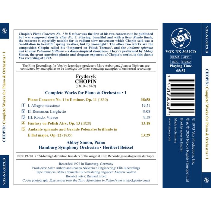 Chopin: Piano Concerto No. 1; Fantasy on Polish Airs - slide-1