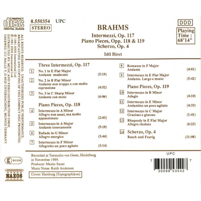 Brahms: Klaviersonatas - slide-1