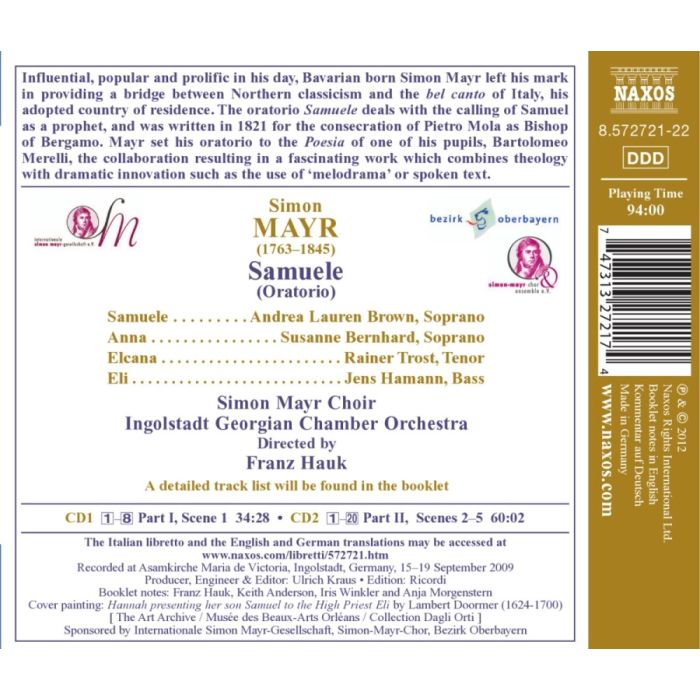 Mayr: Samuele - oratorio - slide-1