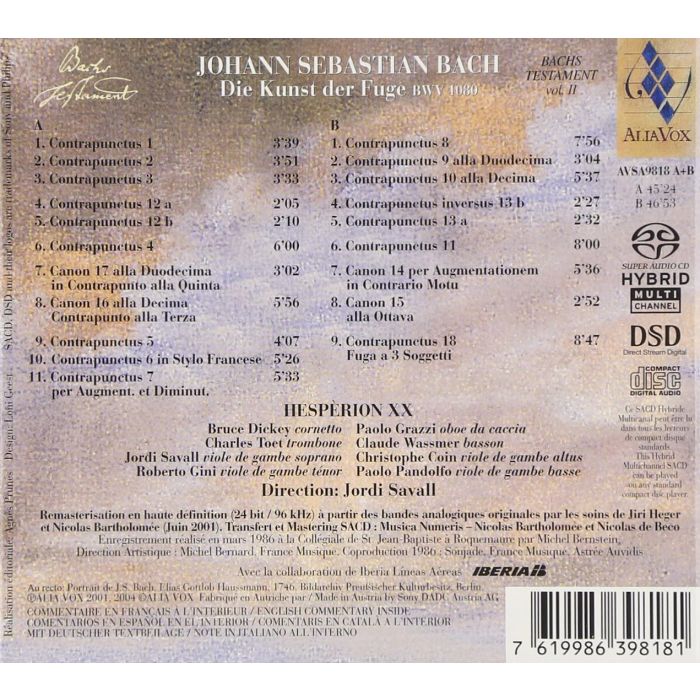 Bach: Die Kunst der Fuge BWV1080 - slide-1