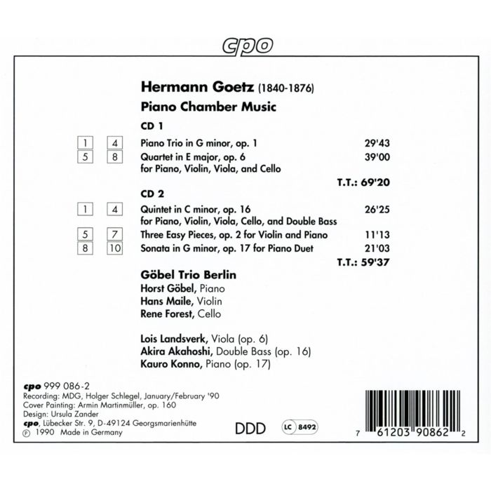 GOETZ: Camber music ( 2 CD ) - slide-1