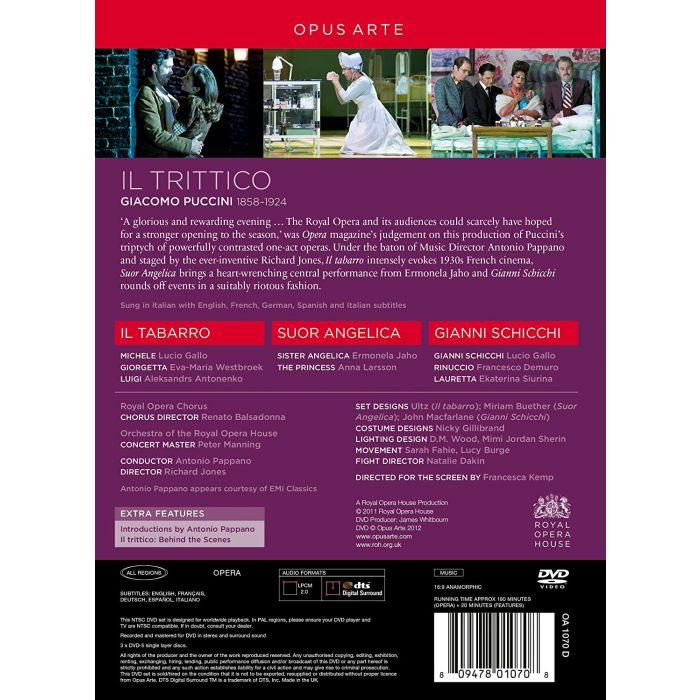 Puccini: Il Trittico / Royal Opera House  - slide-1