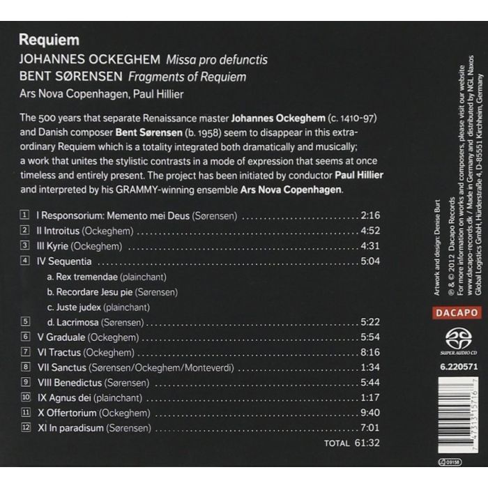 Ockeghem: Missa pro Defunctis, Bent Sørensen: Fragments of Requiem - slide-1