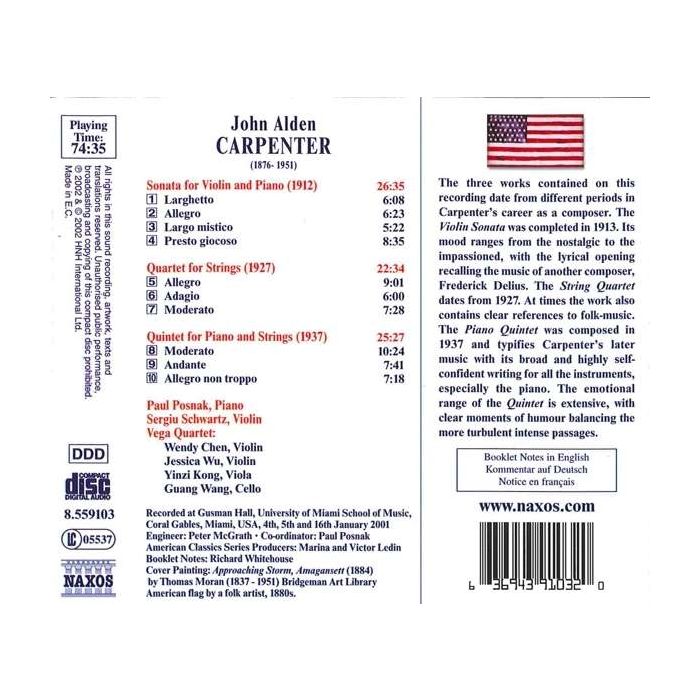 CARPENTER: Chamber Music - slide-1