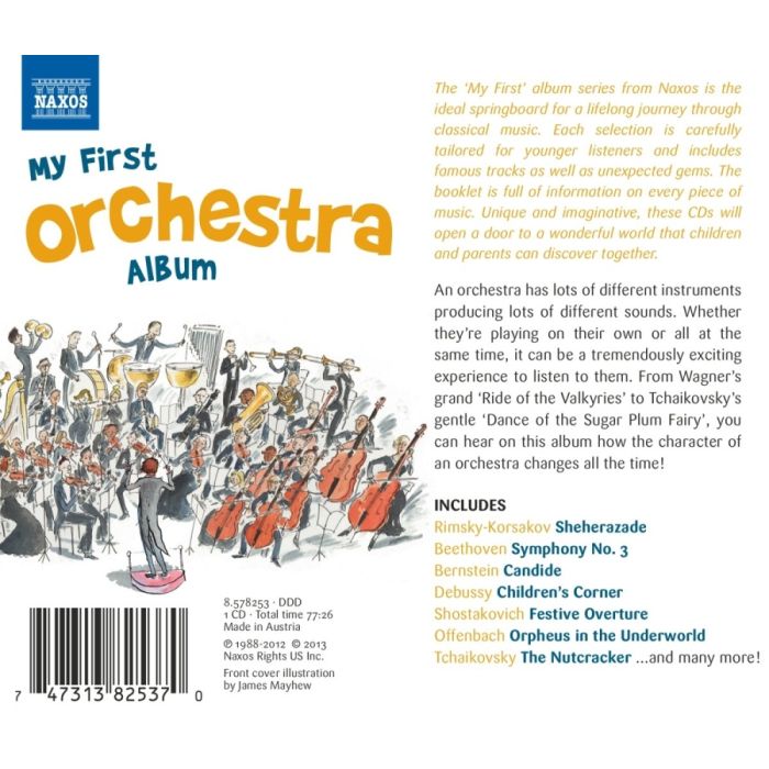 My First Orchestra Album - instrumenty w orkiestrze symfonicznej - płyta edukacyjna dla dzieci - slide-1