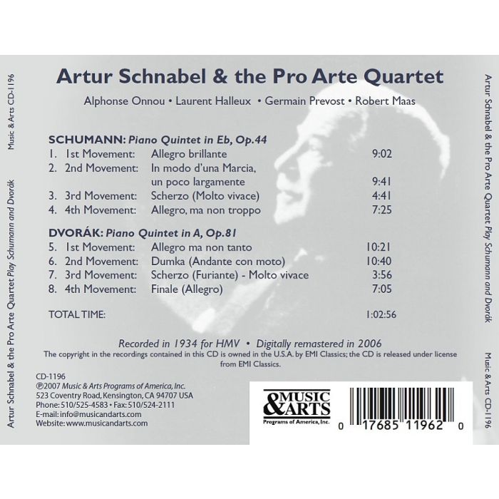 Schumann & Dvorak: Piano Quintets - slide-1
