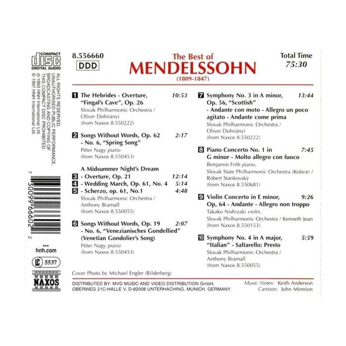 THE BEST OF MENDELSSOHN - slide-1