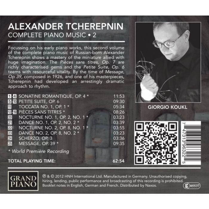 Tcherepnin : Piano Music Vol. 2 - slide-1