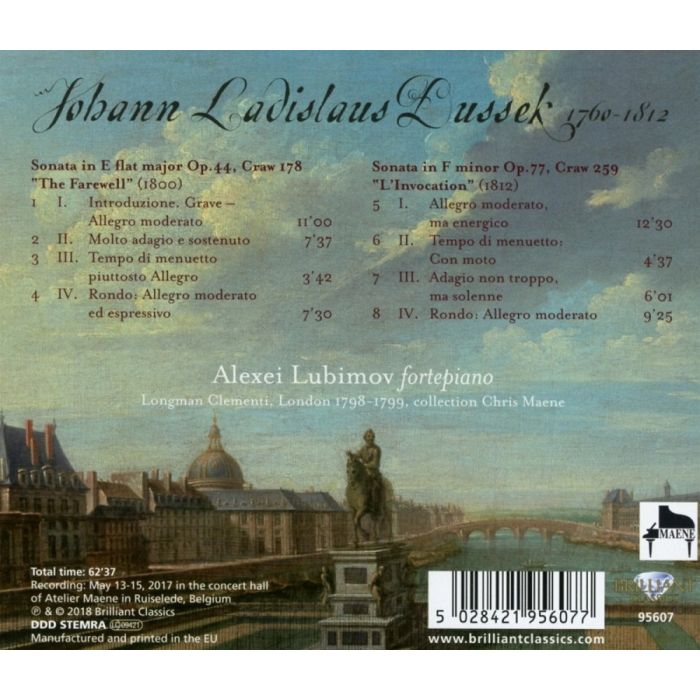Dussek: Complete Piano Sonatas Op .44 & Op. 77, Vol. 3 - slide-1