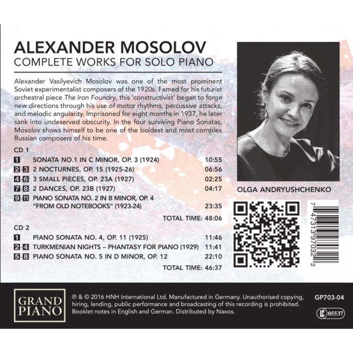 Mosolov: Complete works for solo piano - slide-1