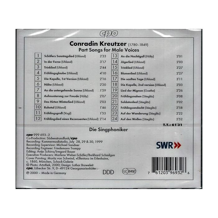 KREUTZER: Singphoniker - slide-1