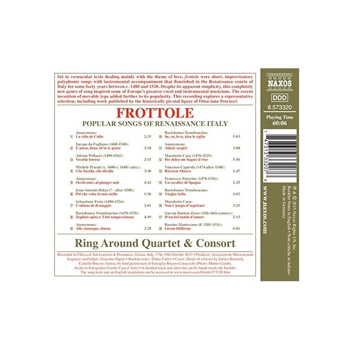 Frottole - Popular Songs of Renaissance Italy - slide-1