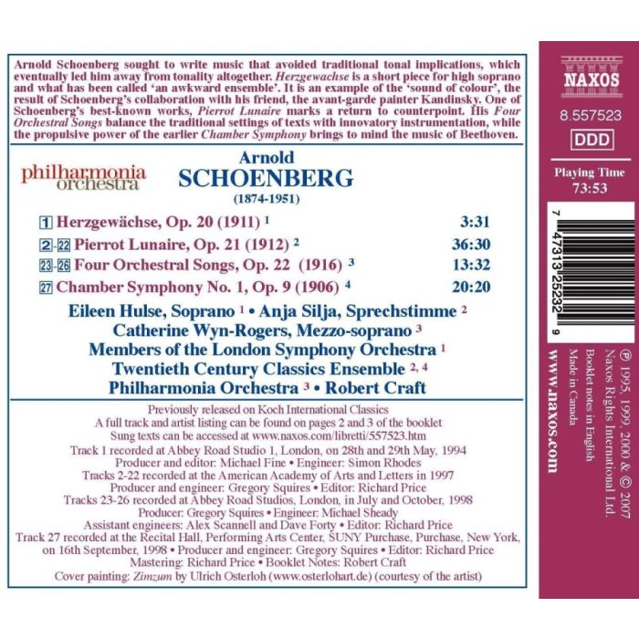 Schoenberg: Pierrot Lunaire - slide-1