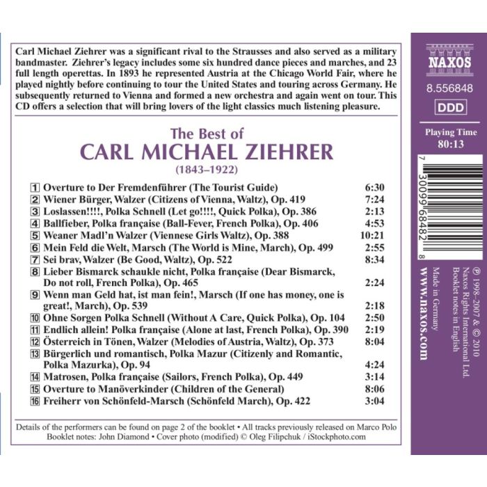 THE BEST OF ZIEHRER - slide-1