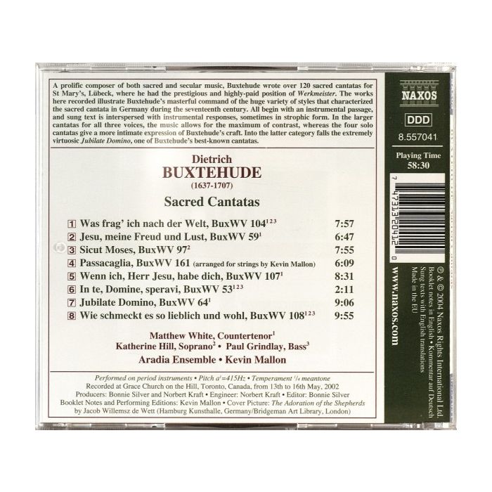 BUXTEHUDE: Sacred Cantatas - slide-1