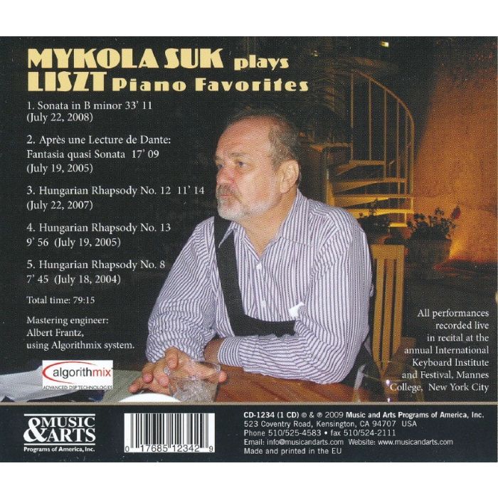 Mykola Suk plays Franz Liszt Piano Favorites - slide-1