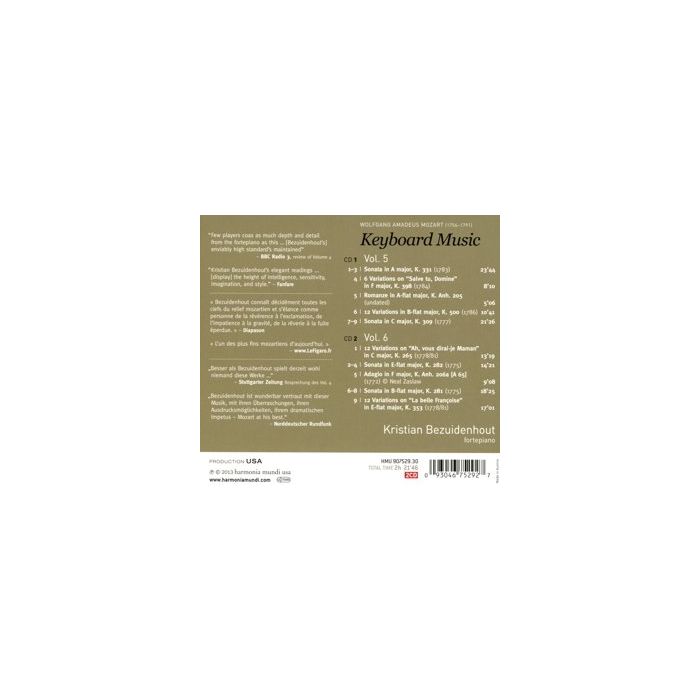 Mozart: Keyboard music vol. 5 & 6 - slide-1