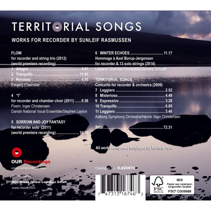 Rasmussen: Territorial Songs - Works for Recorder - slide-1
