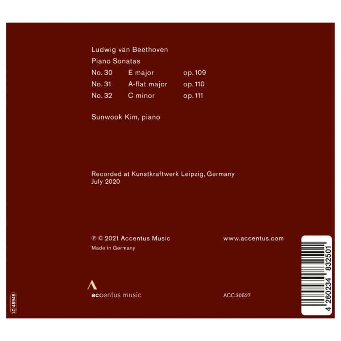 Beethoven: The Last Three Sonatas - slide-1