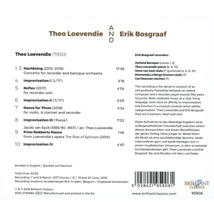 Loevendie and Bosgraaf: Nachklang, Reflex, Dance, Improvisations - slide-1
