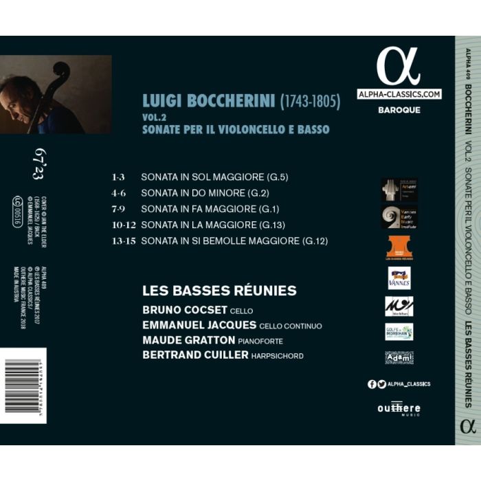 Boccherini: Vol. 2 Cello Sonatas - slide-1