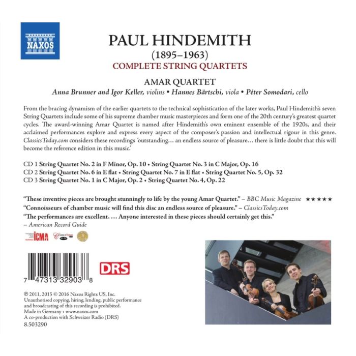 Hindemith: Complete String Quartets - slide-1