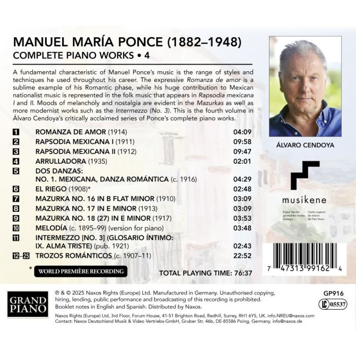 Ponce: Piano Works Vol. 4 - slide-1