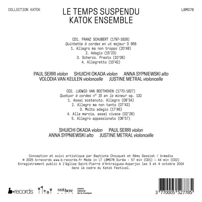 Le Temps Suspendu - Beethoven & Schubert - slide-1