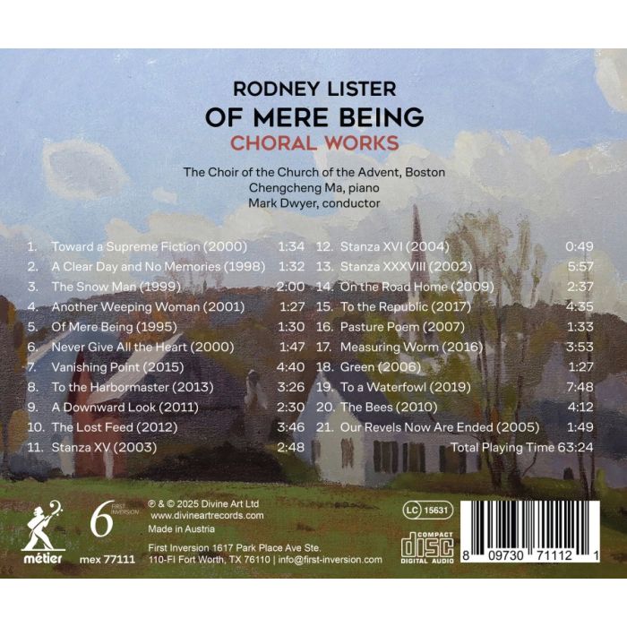 Lister: Of Mere Being - slide-1