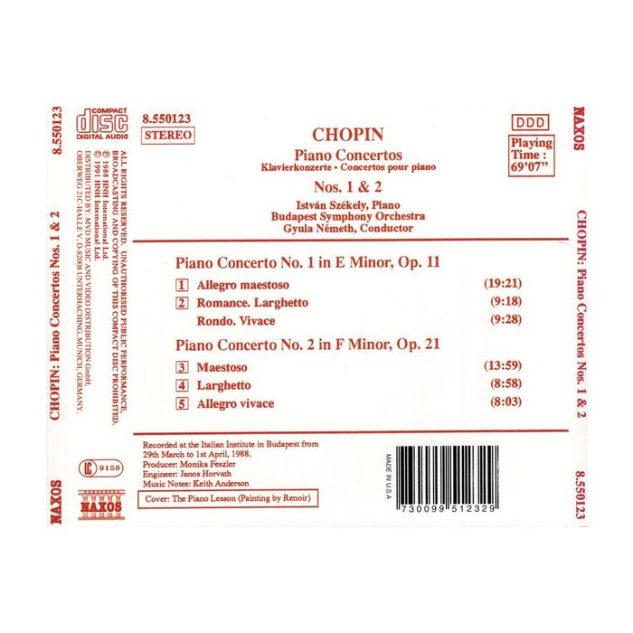 CHOPIN: Piano Concertos 1&2 - slide-1