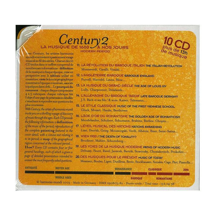Century 2 (La Musique De 1600 À Nos Jours) - slide-1