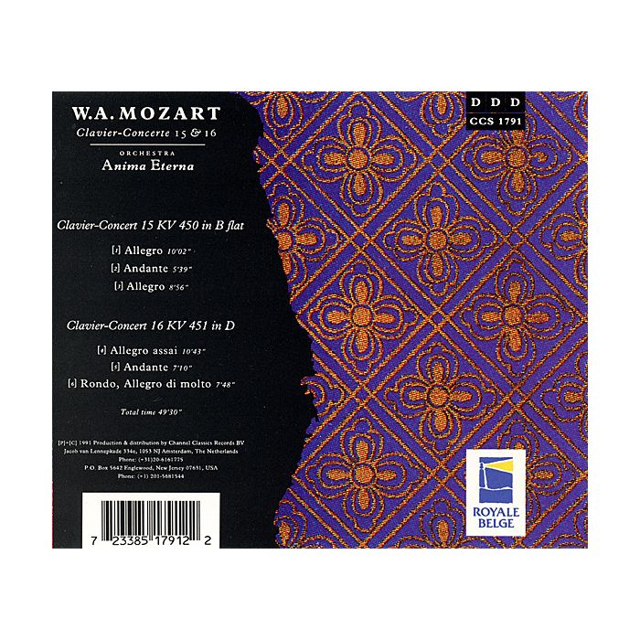Mozart: Piano Concertos Nos. 15 & 16 K450, K451 - slide-1