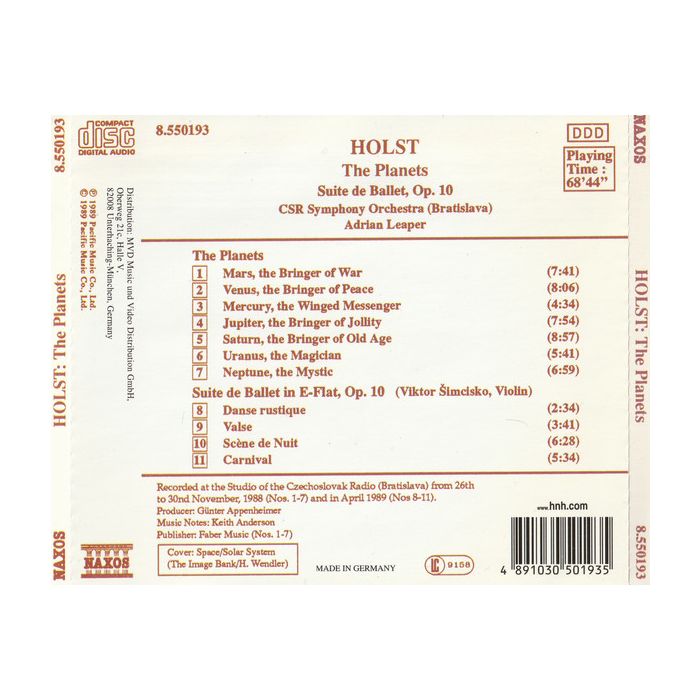 Holst: The Planets op.32 - slide-1
