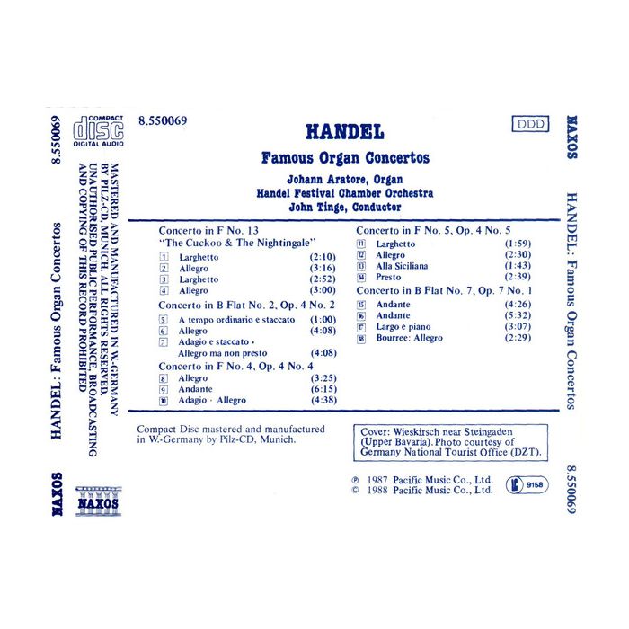 Handel: Famous Organ Concertos - slide-1