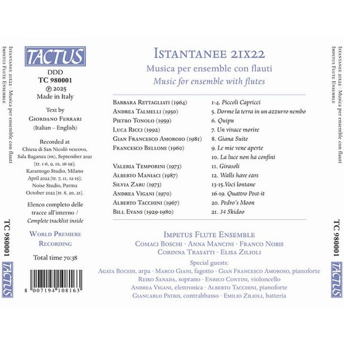Istantanee 21X22 - Music for flute ensemble - slide-1