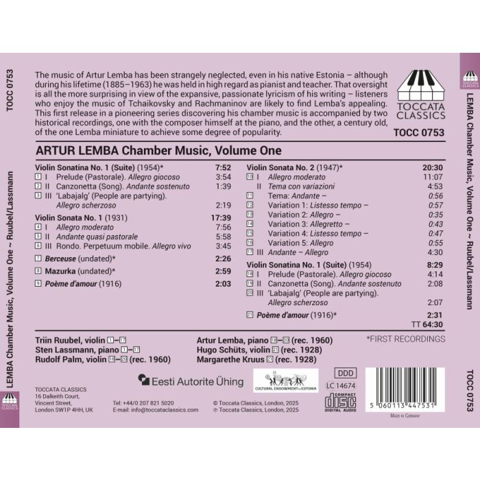 Lemba: Chamber Music Vol. 1 - slide-1