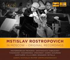 Mstislav Rostropovich in Moscow